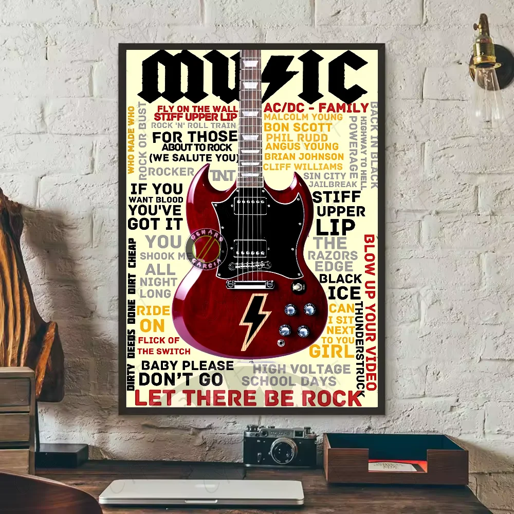 AC/DC Rock Band Poster