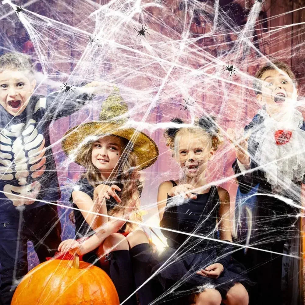Halloween dekoration - spindelnät