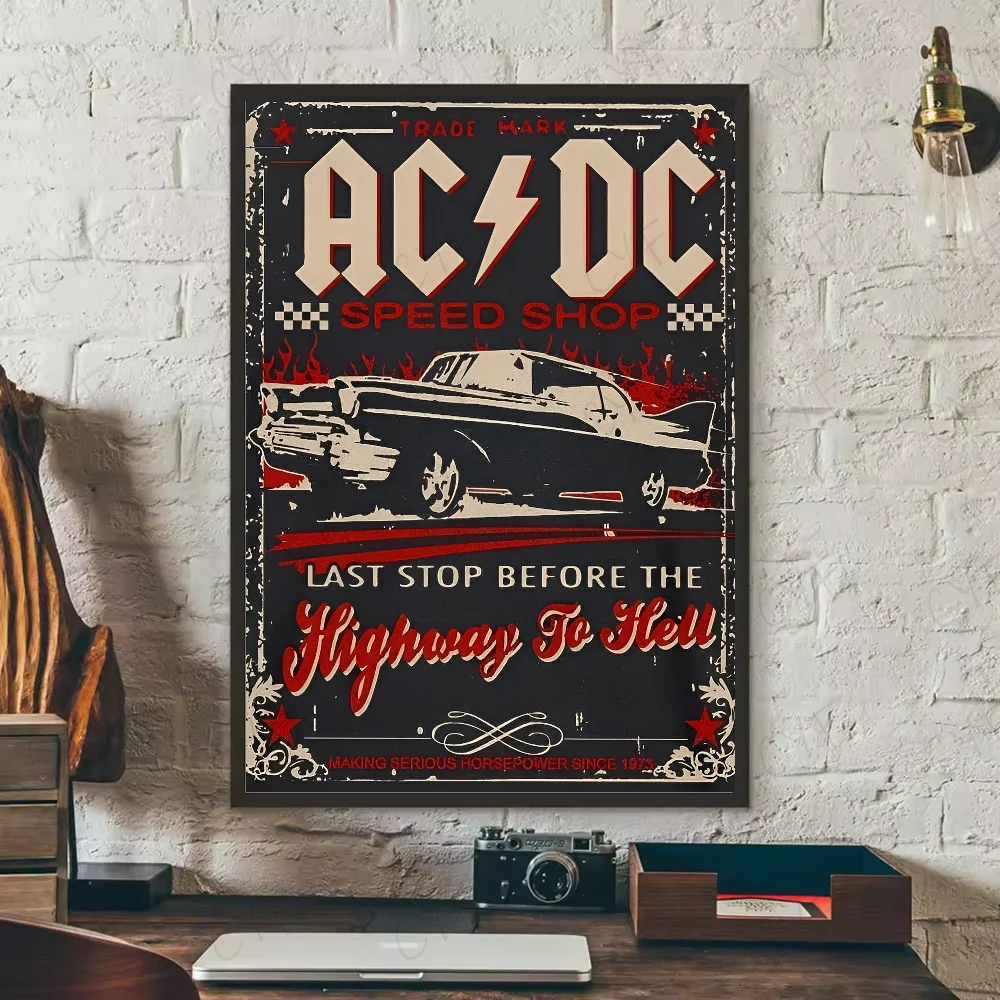 AC/DC Rock Band Poster