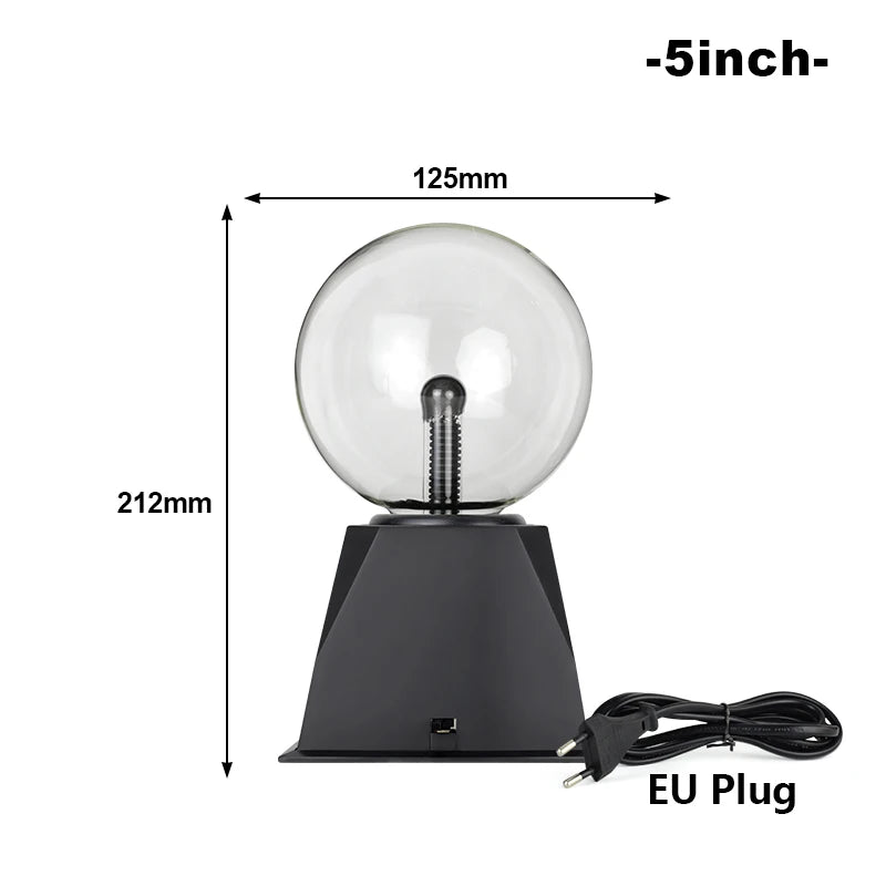 Magic Crystal Plasma Ball Lamp - Unik Dekoration & Rolig Gadget