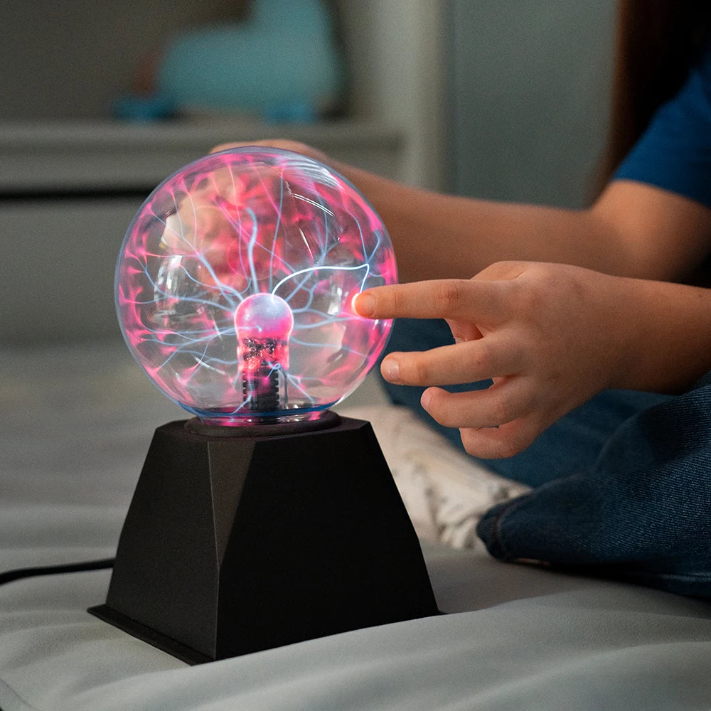 Magic Crystal Plasma Ball Lamp - Unik Dekoration & Rolig Gadget