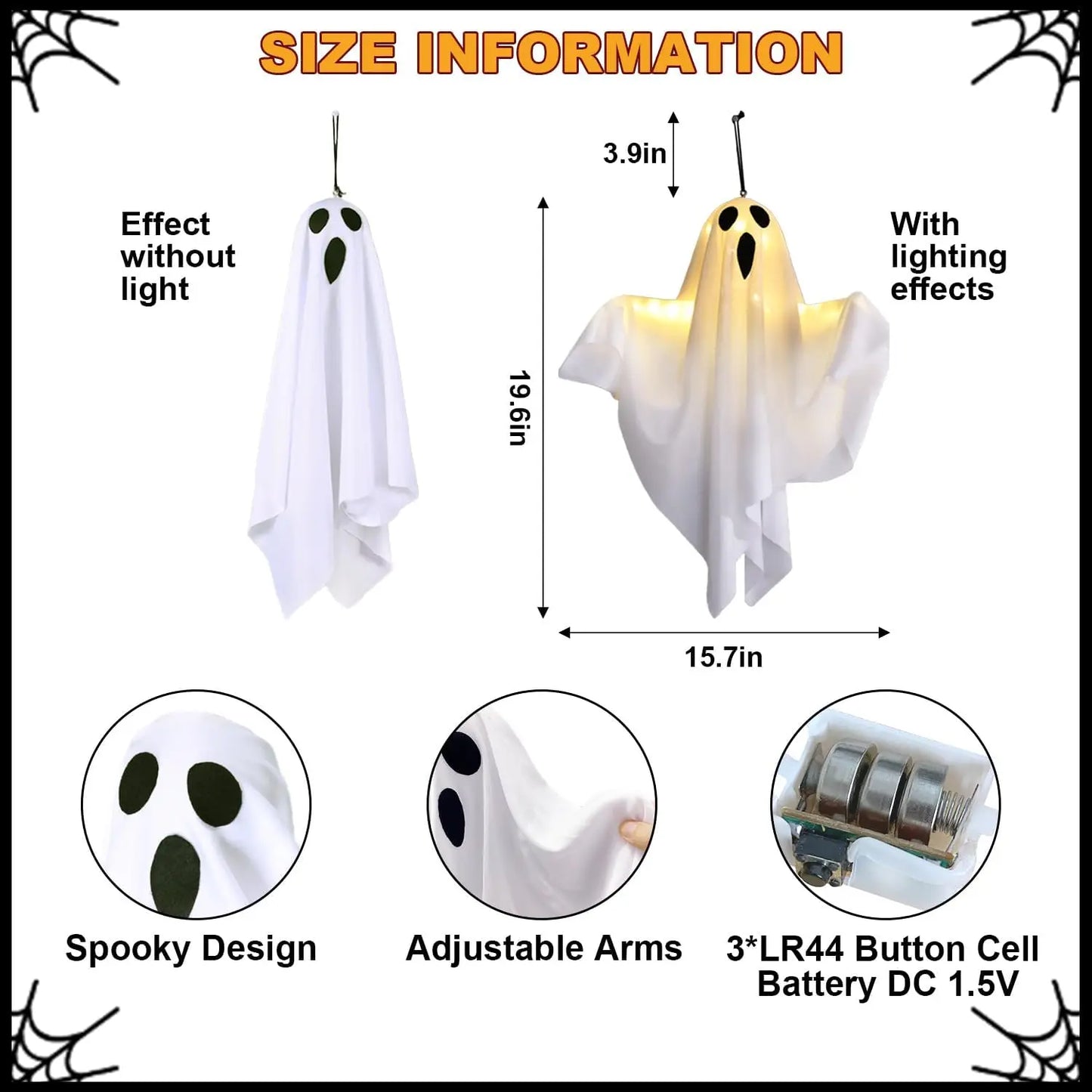 Halloween dekoration - Hängande spöke