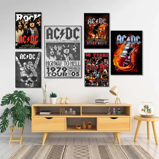 AC/DC Rock Band Poster