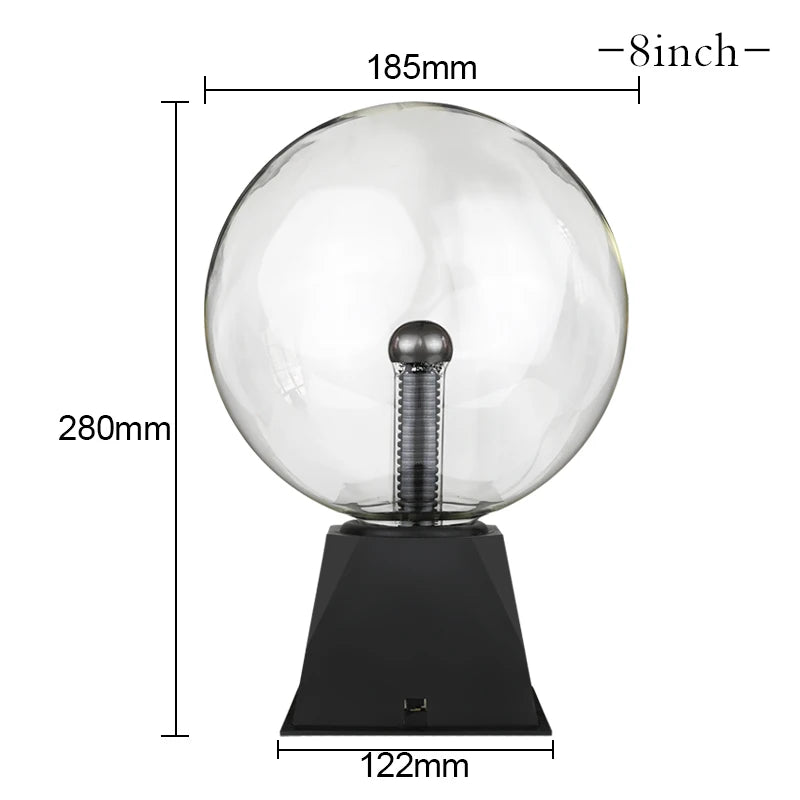 Magic Crystal Plasma Ball Lamp - Unik Dekoration & Rolig Gadget