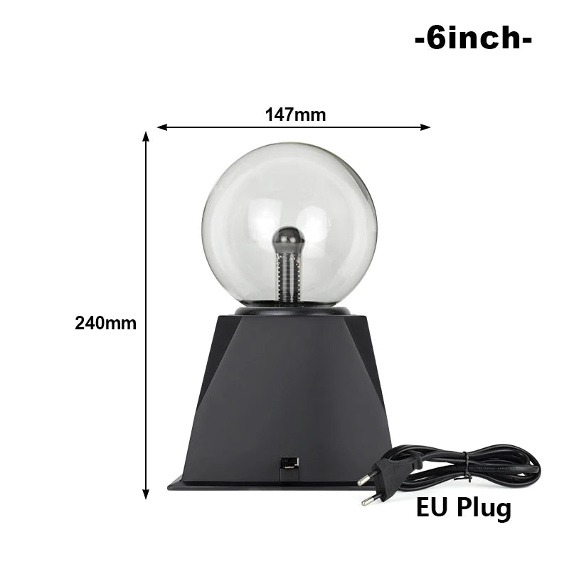 Magic Crystal Plasma Ball Lamp - Unik Dekoration & Rolig Gadget