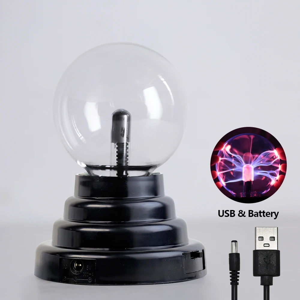Magic Crystal Plasma Ball Lamp - Unik Dekoration & Rolig Gadget