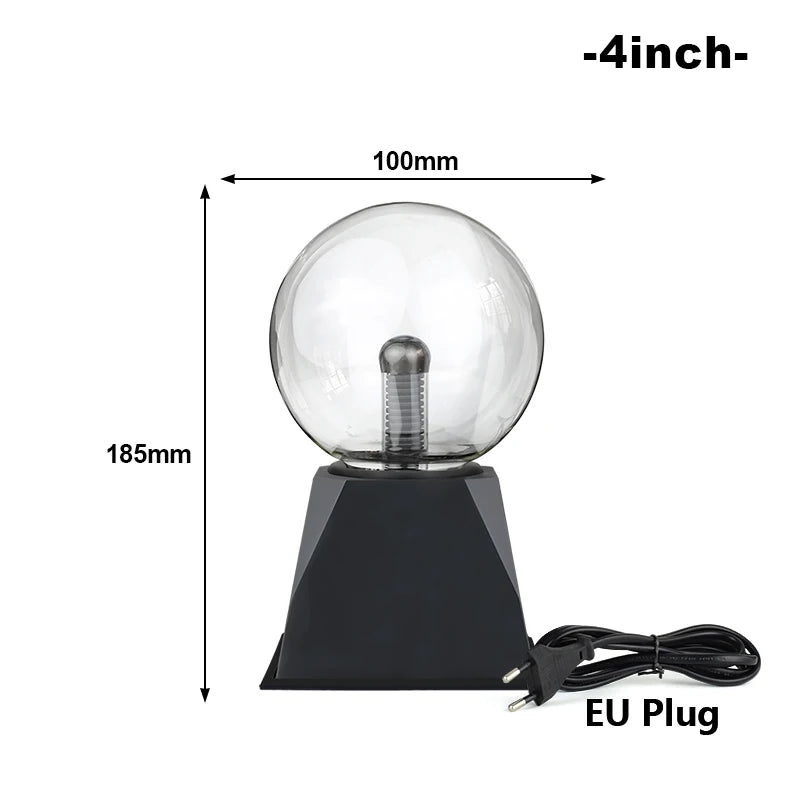 Magic Crystal Plasma Ball Lamp - Unik Dekoration & Rolig Gadget