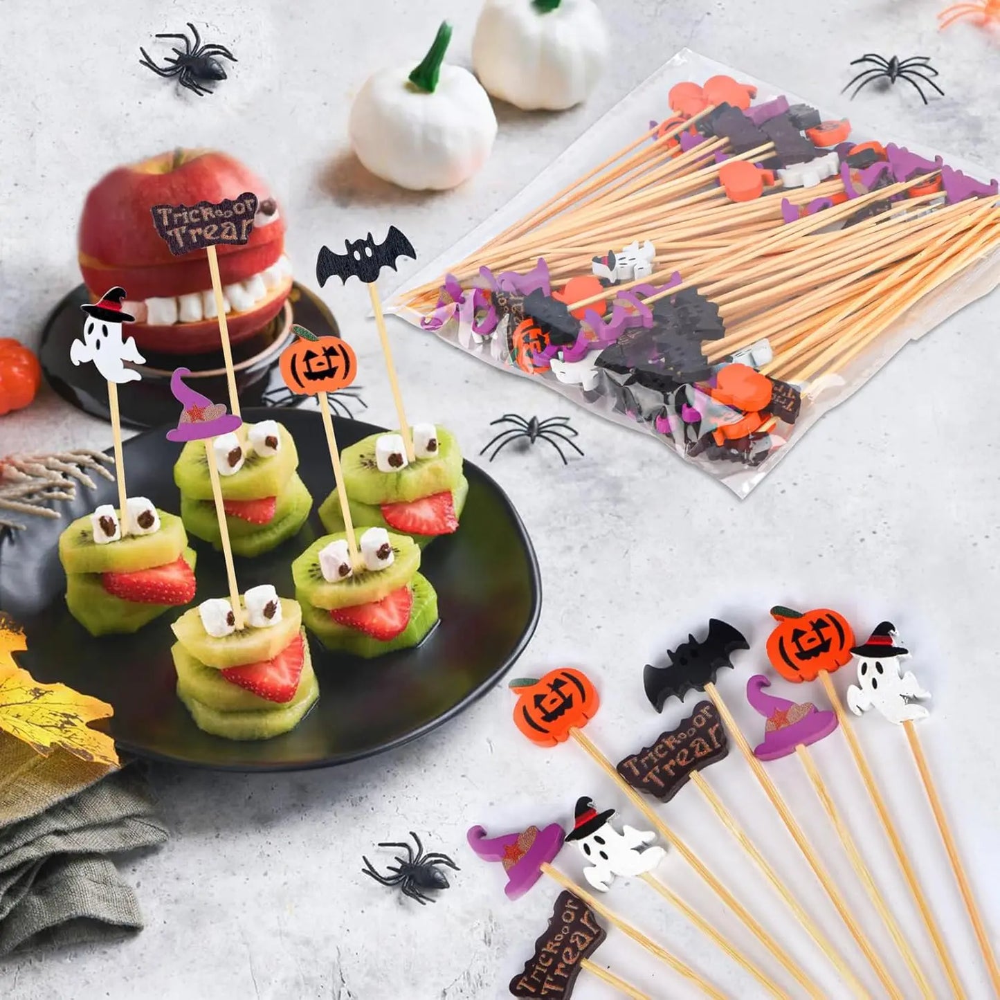 Halloween cocktailpinnar