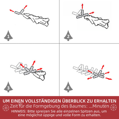 HOMCOM Konstgjord Julgran