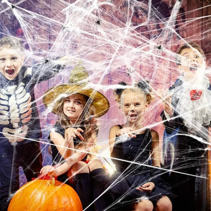 Halloween dekoration - spindelnät