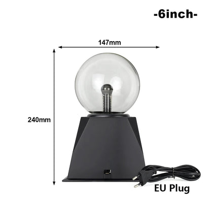 Magic Crystal Plasma Ball Lamp - Unik Dekoration & Rolig Gadget