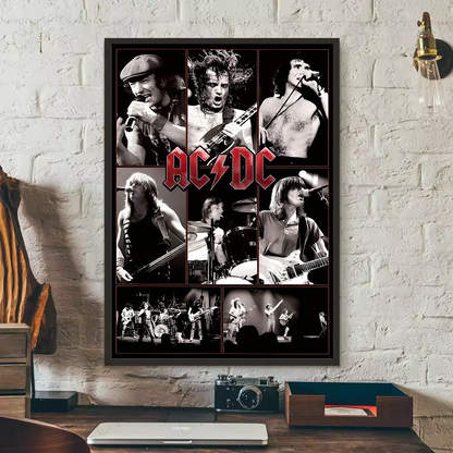 AC/DC Rock Band Poster