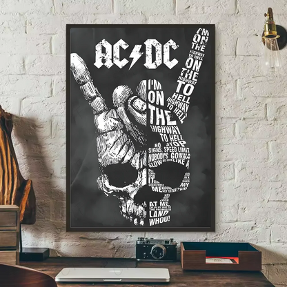 AC/DC Rock Band Poster