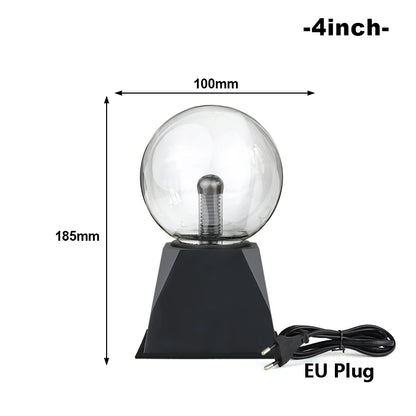 Magic Crystal Plasma Ball Lamp - Unik Dekoration & Rolig Gadget