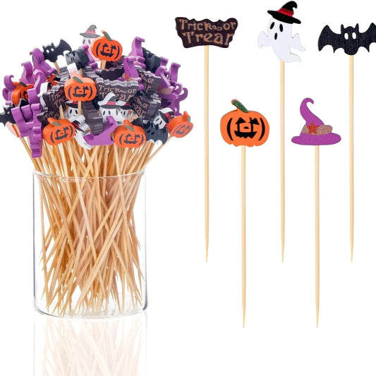 Halloween cocktailpinnar