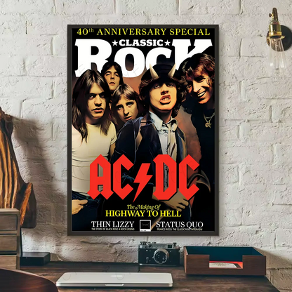 AC/DC Rock Band Poster