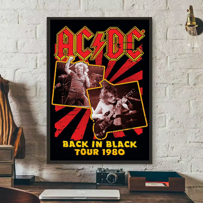 AC/DC Rock Band Poster
