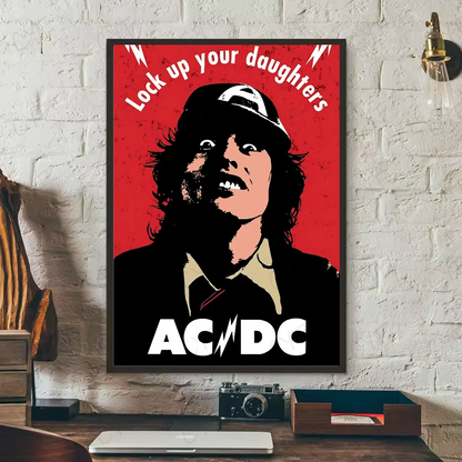 AC/DC Rock Band Poster