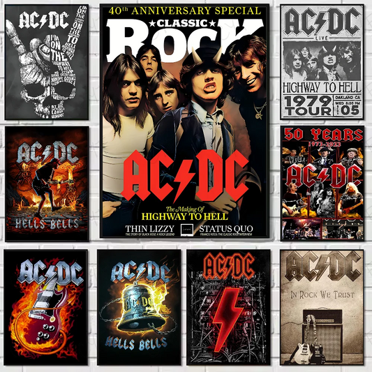 AC/DC Rock Band Poster