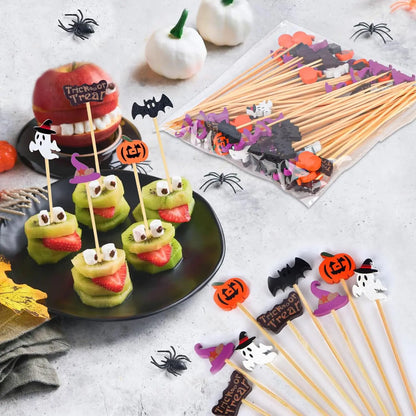 Halloween cocktailpinnar